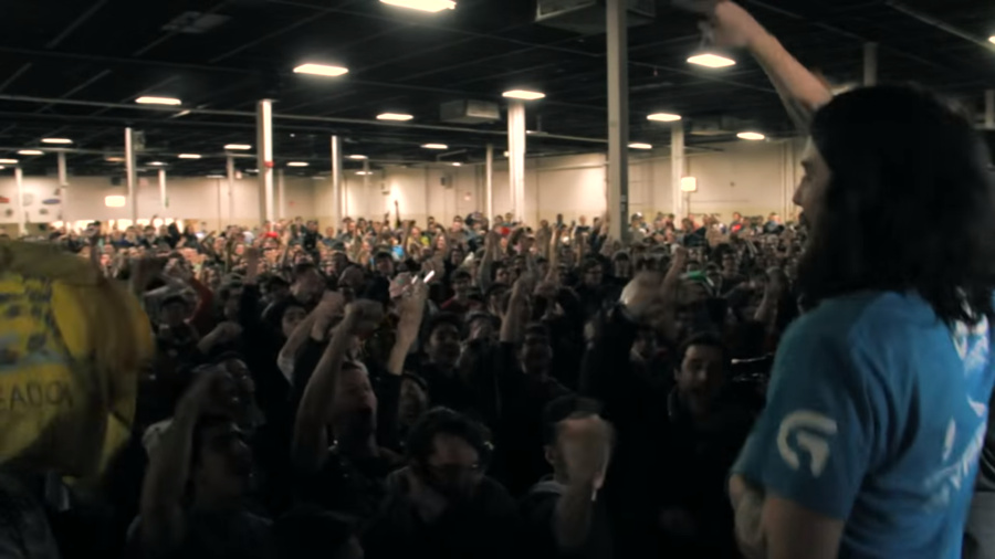 Working the crowd