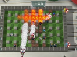 Explosive Action in Super Bomberman R