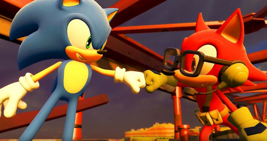 Sonic Forces fistbump.JPG