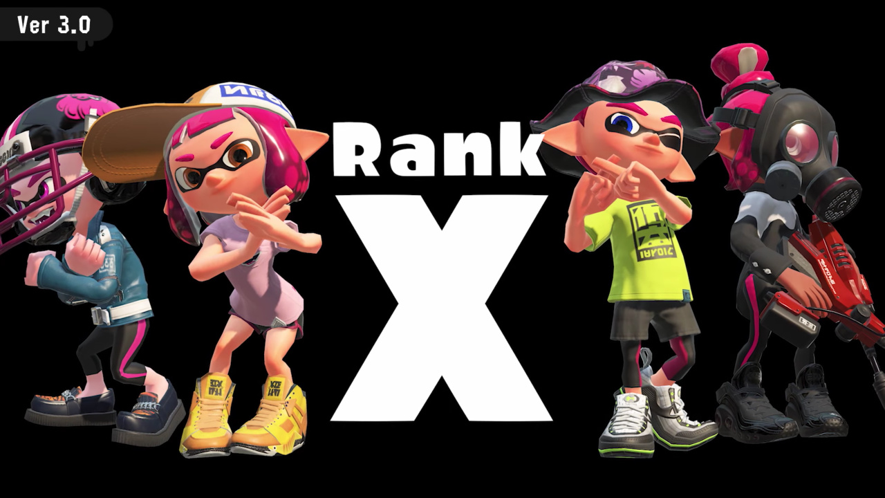 A New Splatoon 2 Update Will Soon Allow Players To Rise To 'Rank X