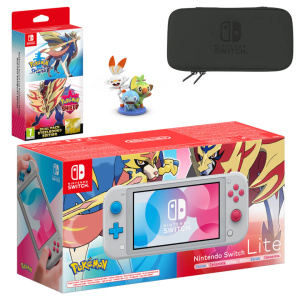 Nintendo Switch Lite Pokémon Sword and Pokémon Shield Pack