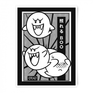 Nintendo Original Hero Boo A2 Giclee Print - This Weekend Only