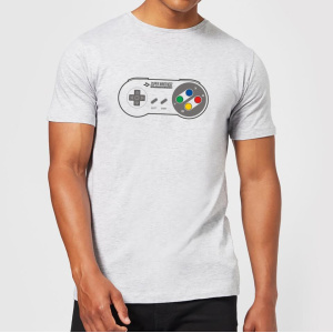 Nintendo SNES Controller Pad Men's T-Shirt - Grey