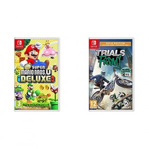 Trials Rising Gold (Nintendo Switch) + New Super Mario Bros. U Deluxe (Nintendo Switch)