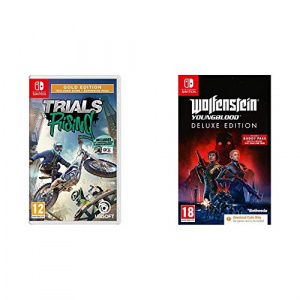 Trials Rising Gold (Nintendo Switch) + Wolfenstein Youngblood Deluxe Edition (Nintendo Switch - Code in Box)