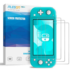 PLESON Tempered Glass Screen Protector for Nintendo Switch Lite