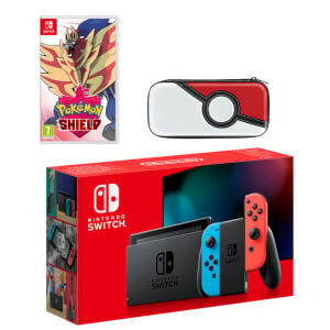 Nintendo Switch (Neon Blue/Neon Red) Pokémon Shield Pack