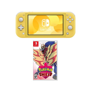 NINTENDO Switch Lite & Pokemon Shield Bundle - Yellow