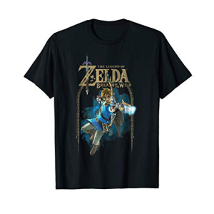 Zelda Breath Of The Wild Link Arch Shot Logo Graphic T-Shirt