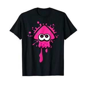 Nintendo Splatoon Pink Inkling Squid Splat Graphic T-Shirt