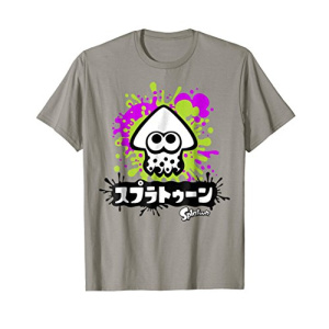 Nintendo Splatoon Inkling Text Splatter Graphic T-Shirt