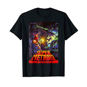 Nintendo Samus Super Metroid Cover Graphic T-Shirt