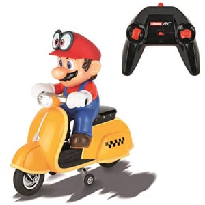 Carrera RC Official Licensed Super Mario Odyssey Scooter 1: 20 Scale 2.4 Ghz Remote Radio Control Car with Rechargeable Lifepo4 Battery - Kids Toys Boys/Girls