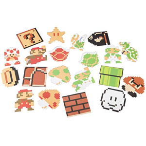 Paladone Nintendo Super Mario Bros. Character Shaped Drink Coasters - 20 Pack
