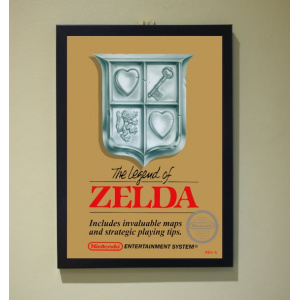 Legend Of Zelda Poster Print NES Nintendo A4 A3 Retro