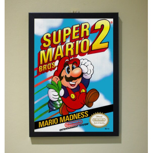 Super Mario 2 Poster Print NES Nintendo A4 A3 Retro
