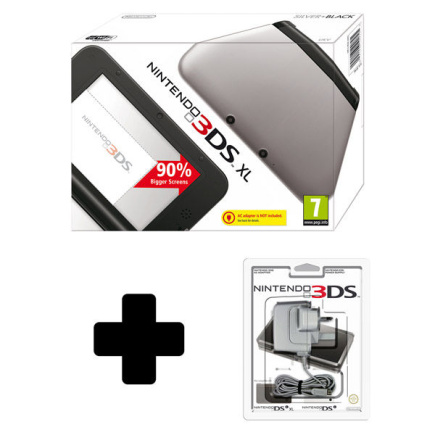 Nintendo 3DS XL Silver (Black Interior)