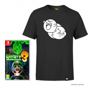 Luigi's Mansion 3 & Boo Glow-in-the-Dark T-Shirt Pack