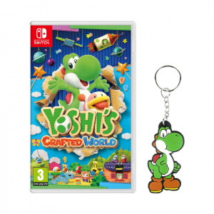 Yoshi's Crafted World + Yoshi's Rubber Keychain