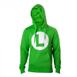 Luigi L Logo Green Hoodie