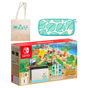 Nintendo Switch Animal Crossing: New Horizons Edition + Tote Bag Pack