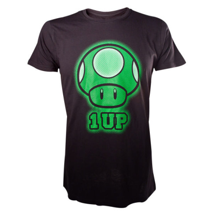 Mushroom - T-Shirt (Pixelated Black)