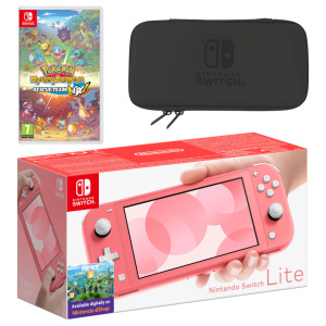 Nintendo Switch Lite (Coral) Pokémon Mystery Dungeon Rescue Team DX Pack
