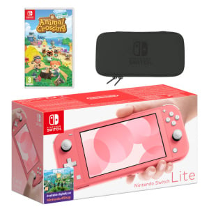Nintendo Switch Lite (Coral) Animal Crossing: New Horizons Pack