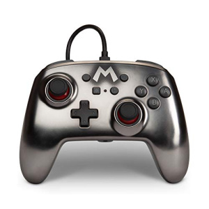 PowerA Enhanced Wired Controller - Mario Silver