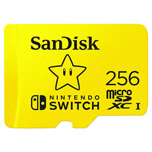 SanDisk 256GB Nintendo Licensed microSDXC Card for Nintendo-Switch