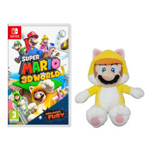 Super Mario 3D World + Bowser's Fury + Cat Mario Soft Toy