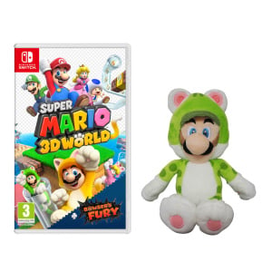 Super Mario 3D World + Bowser's Fury + Cat Luigi Soft Toy