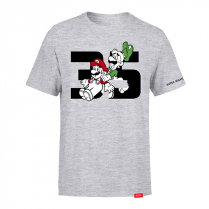 Mario and Luigi T-Shirt (Adults) - Super Mario Bros. 35th Anniversary
