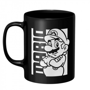 Mario Black Mug - Super Mario Bros. 35th Anniversary