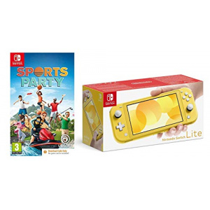 Nintendo Switch Lite - Yellow + Sports Party (Code in Box) (Nintendo Switch)