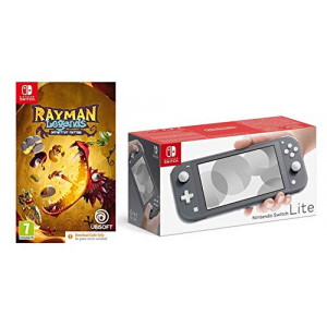 Nintendo Switch Lite - Grey + Rayman Legends Definitive Edition (Code in Box) (Nintendo Switch)