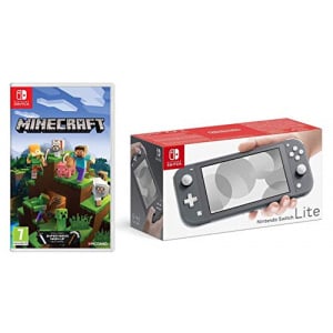Nintendo Switch Lite - Grey + Minecraft (Nintendo Switch)