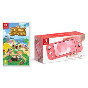 Nintendo Switch Lite (Coral) + Animal Crossing
