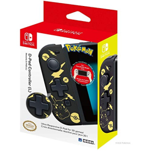 Nintendo Switch D-Pad Controller (L) – Pokémon: Black & Gold Pikachu