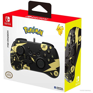 Nintendo Switch Horipad Mini - Pokemon: Black & Gold Pikachu