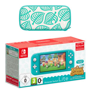 Nintendo Switch Lite (Turquoise) + Animal Crossing: New Horizons + Nintendo Switch Online (3 Months) Pack