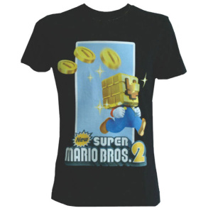 Super Mario Bros 2 Exclusive T-Shirt - L LGrey