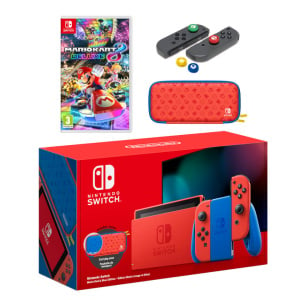 Nintendo Switch Mario Red & Blue Edition + Mario Kart 8 Deluxe Pack