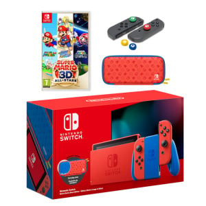 Nintendo Switch Mario Red & Blue Edition + Super Mario 3D All-Stars Pack