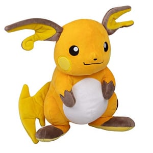 Pokémon Raichu Plush Stuffed Animal - Large 12"