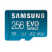 SAMSUNG EVO Select Plus Micro SD Memory Card + Adapter, 256GB