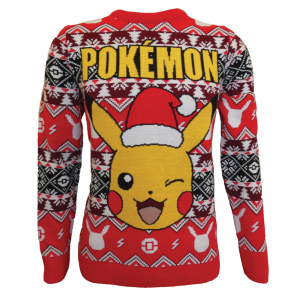 Pokemon Pikachu Knitted Christmas Jumper/Sweater