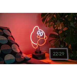 Kirby Neon Light Hand Bent Glass Gaming Lamp Cute