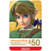 Cartão Nintendo eShop $ 50