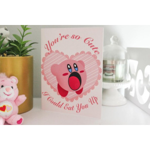Kirby 'You're So Cute' Card